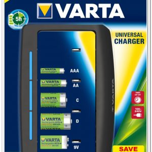 Incarcator universal Varta AAA, AA, C, D, 9V