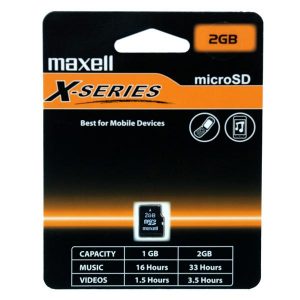 Micro SD MAXELL 2GB