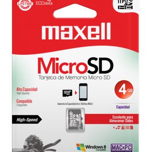 Micro SD MAXELL 4GB