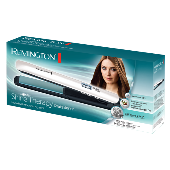 Placa de indreptat parul Remington Shine Therapy S8500 Placa de indreptat parul Remington Shine Therapy S8500